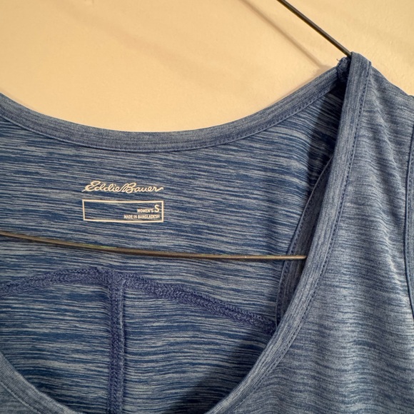 Eddie Bauer Tops - Eddie Bauer Heathered Blue Sleeveless Top